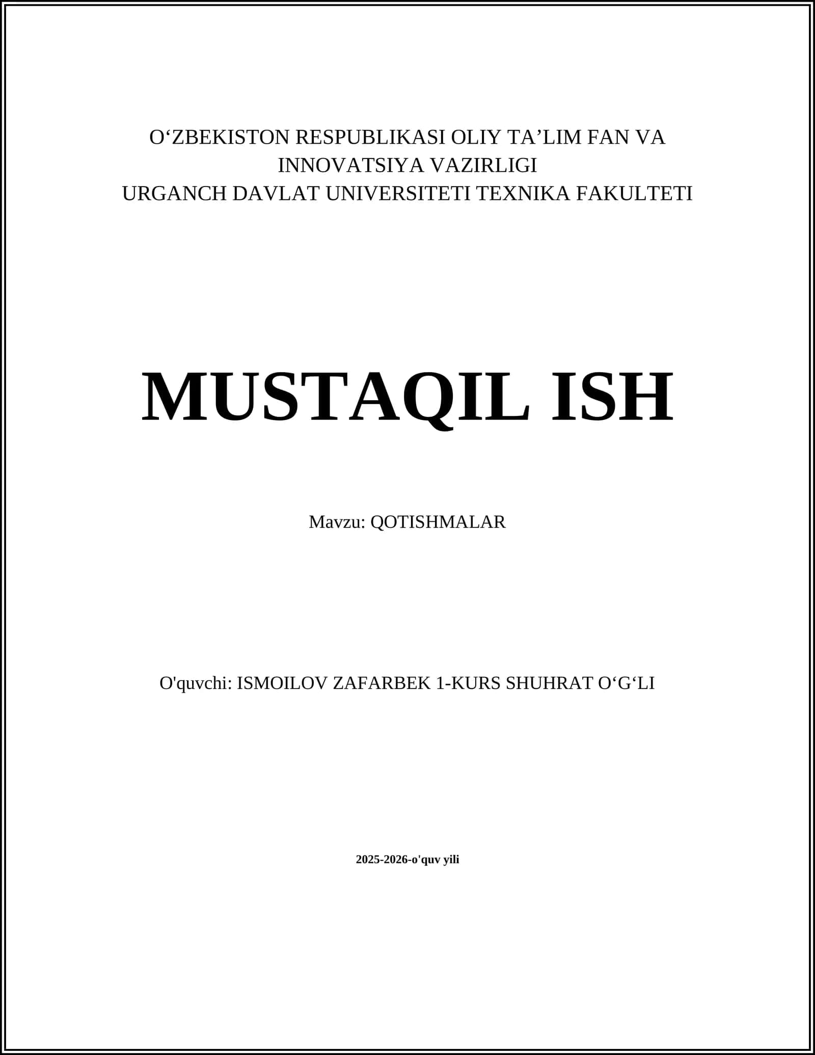 Qotishmalar