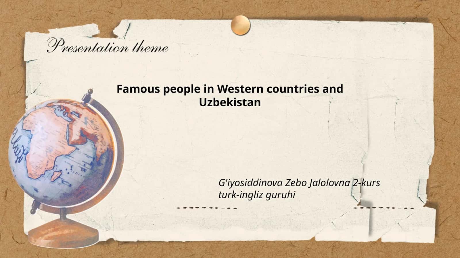Famous people in Western countries and Uzbekistan