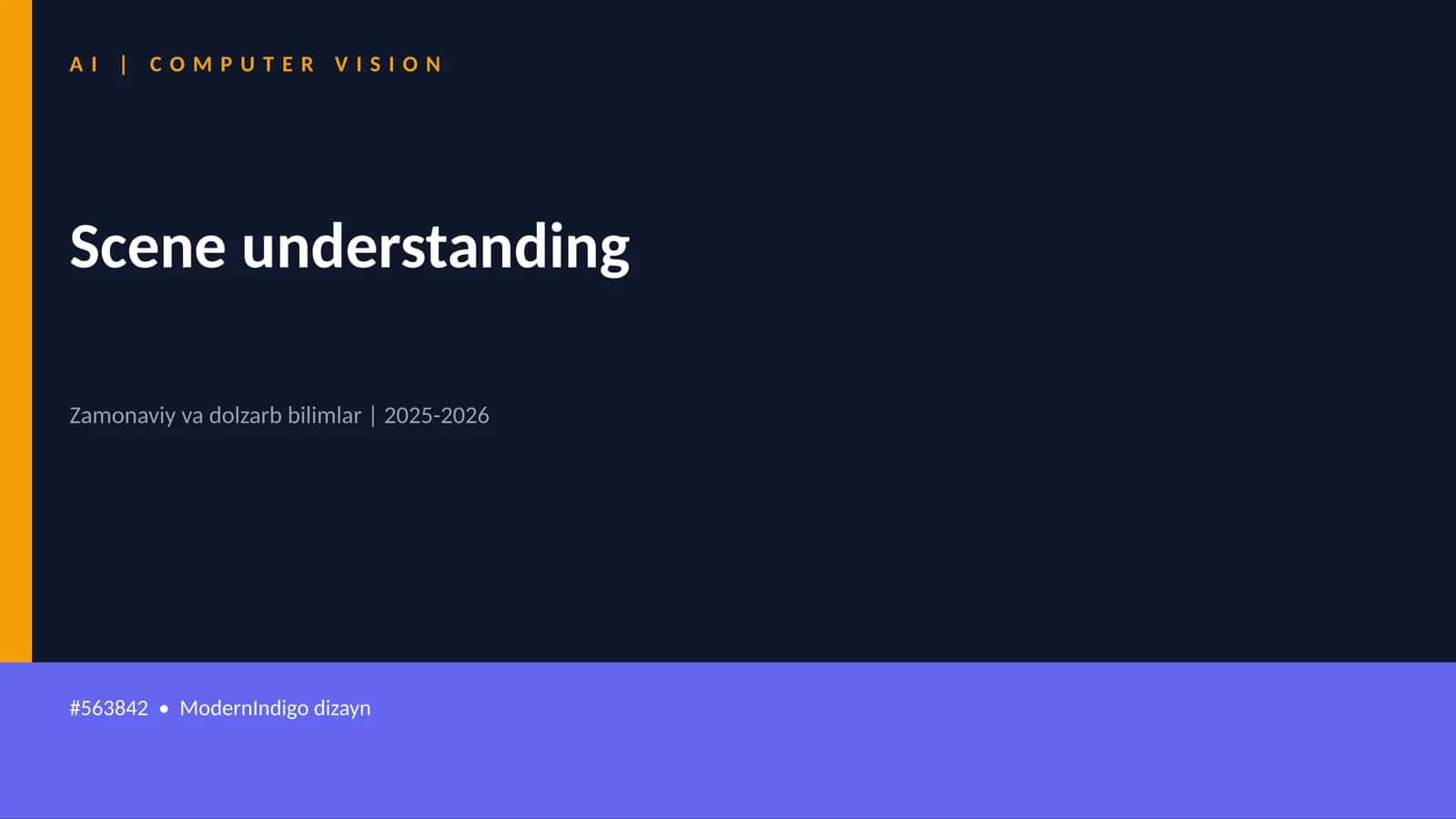 Scene understanding