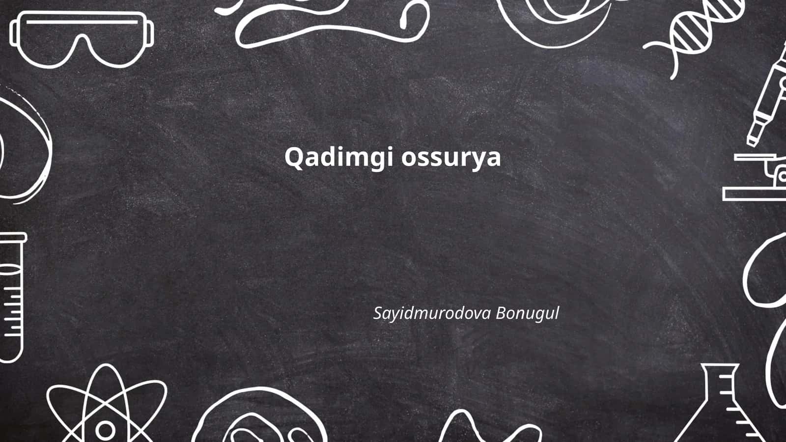 Qadimgi Ossurya