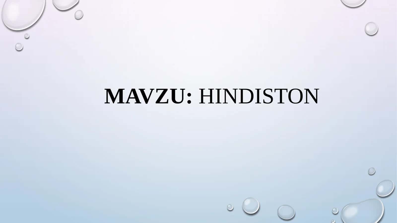 Hindiston