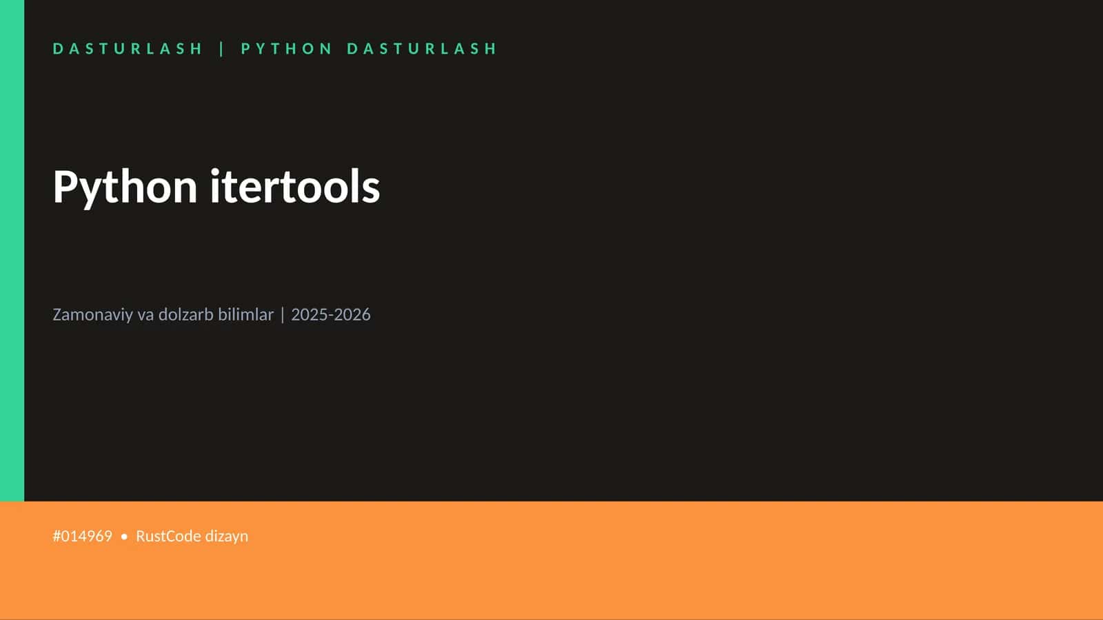 Python itertools