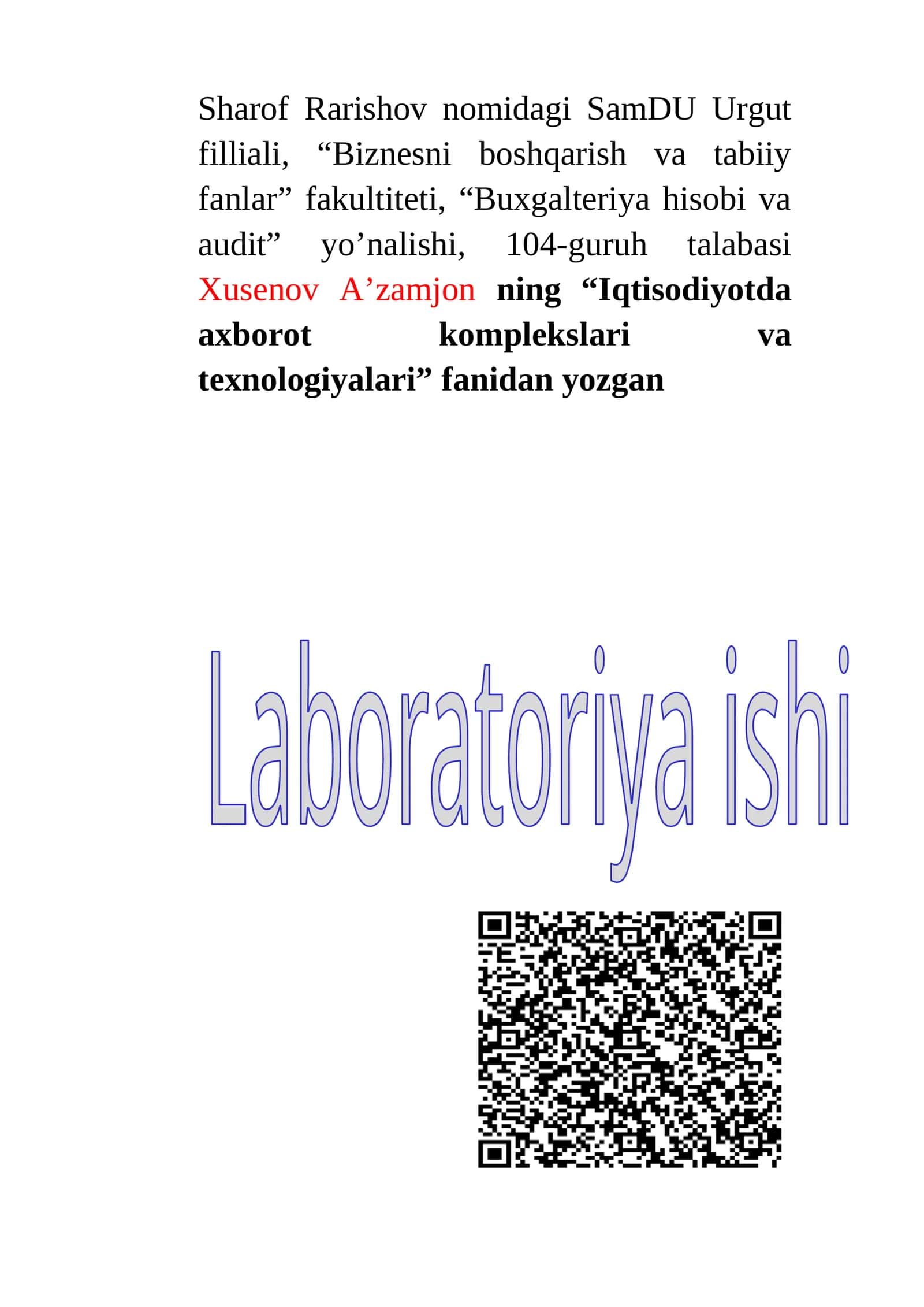 Windows operatsion tizimida fayllar tizimi bilan ishlash. Fayl va papkalar ustida amallar bajarish