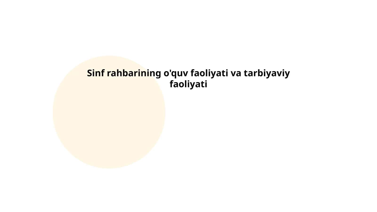 O'quv rejalarini tuzish